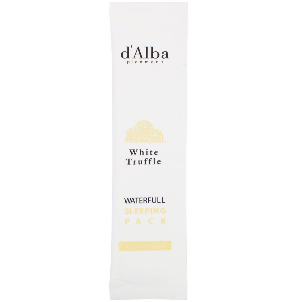 d'Alba, White Truffle, Waterfull Sleeping Pack, 1.62 fl oz (48 ml)