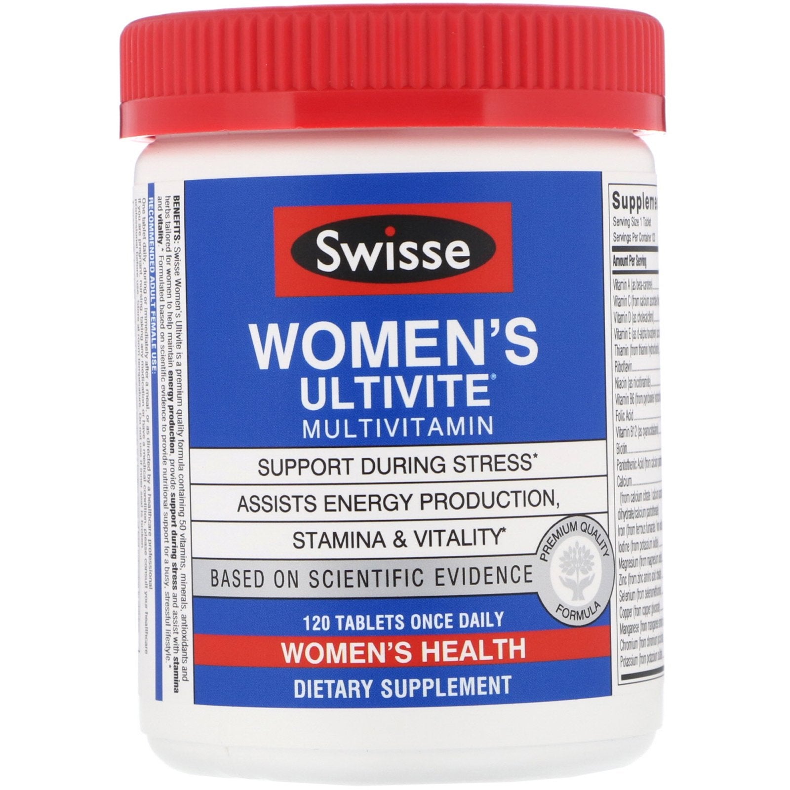 Swisse, Women's Ultivite Multivitamin, 120 Tablets