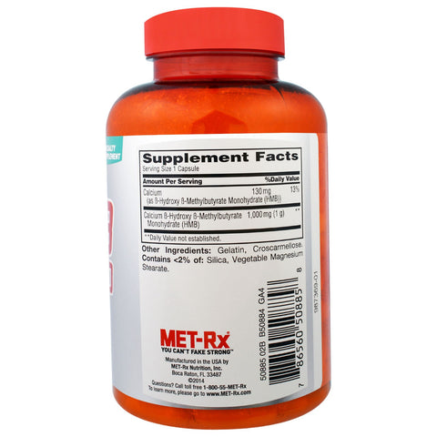 MET-Rx, HMB 1000, 90 Capsules