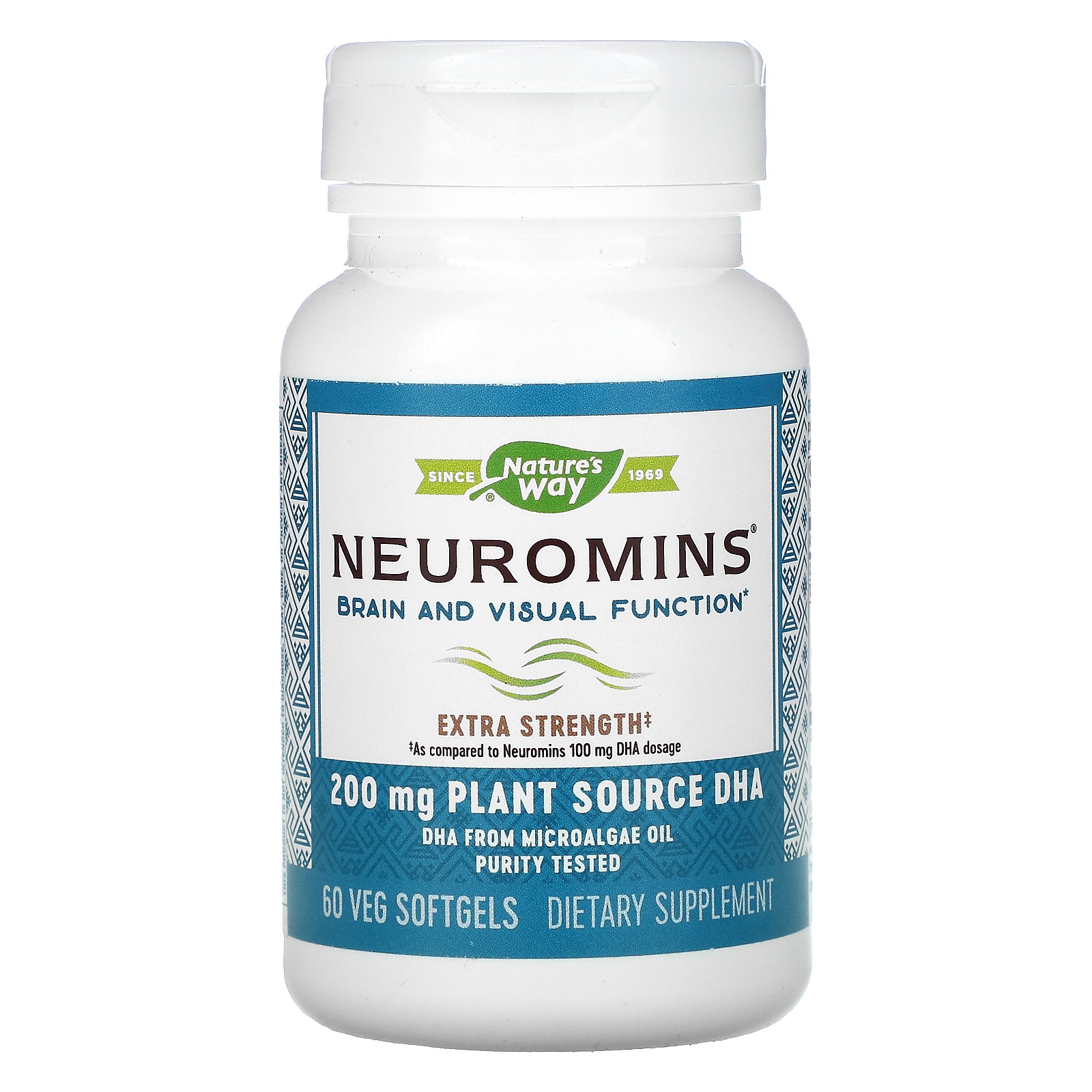 Nature's Way, Neuromins, 200 mg, 60 Veg Softgels