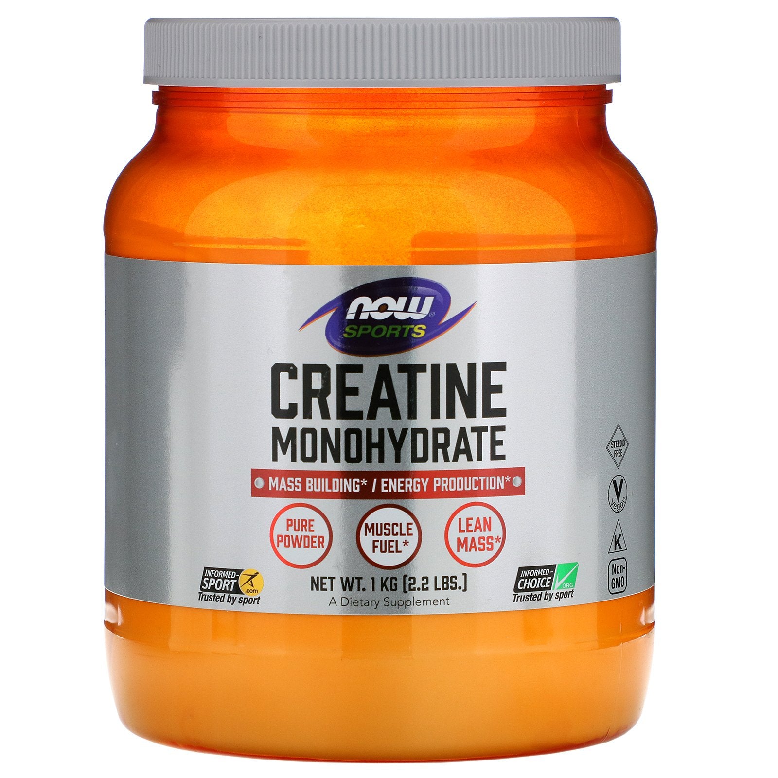 Now Foods, Sports, Creatine Monohydrate, 2.2 lbs (1 kg)