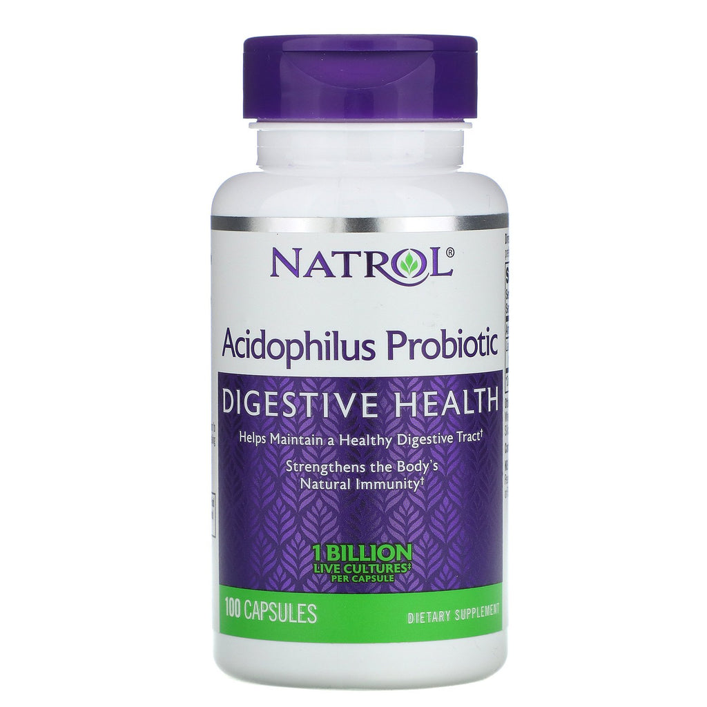 Natrol, Acidophilus Probiotic, 1 Billion, 100 Capsules