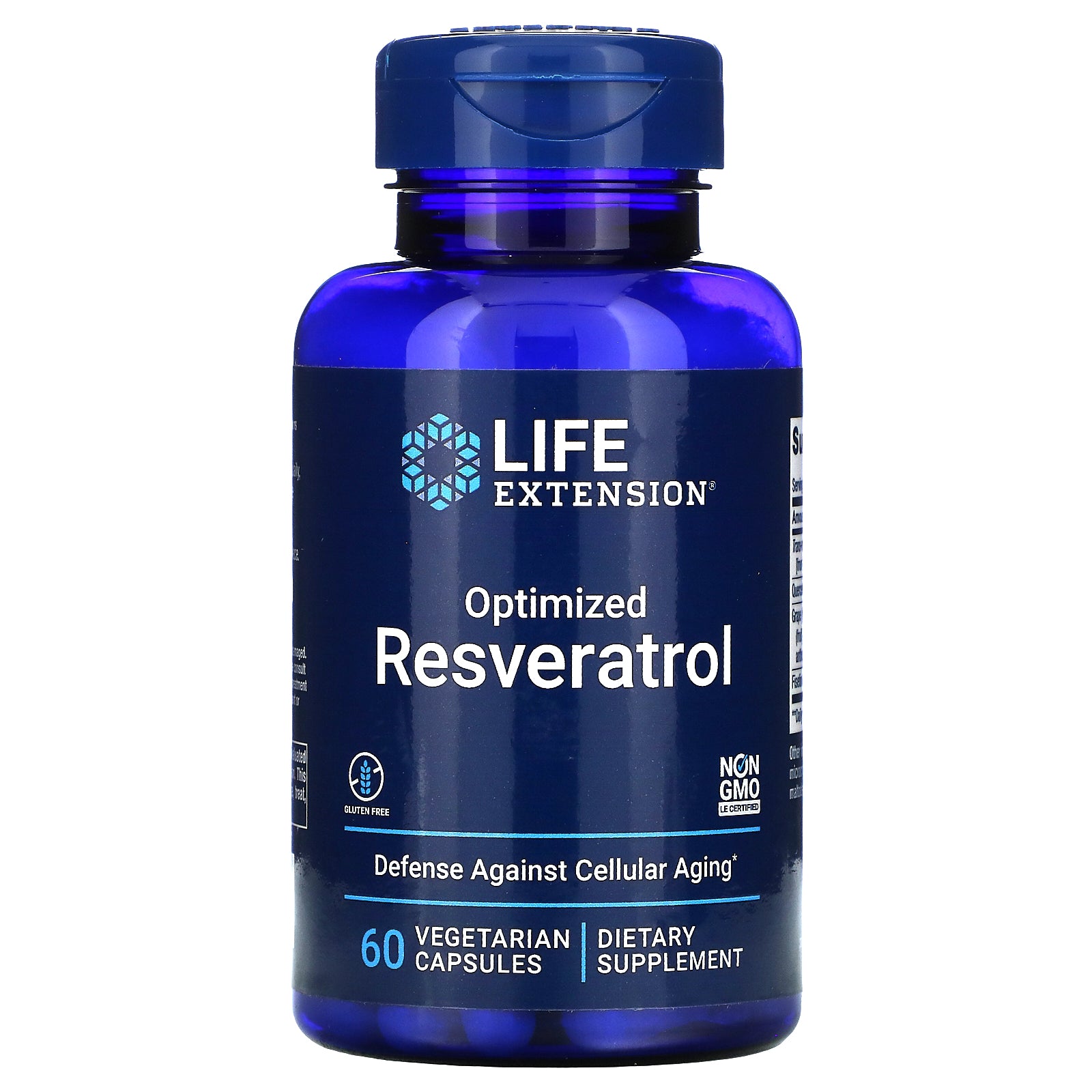 Life Extension, Optimized Resveratrol, 60 Vegetarian Capsules