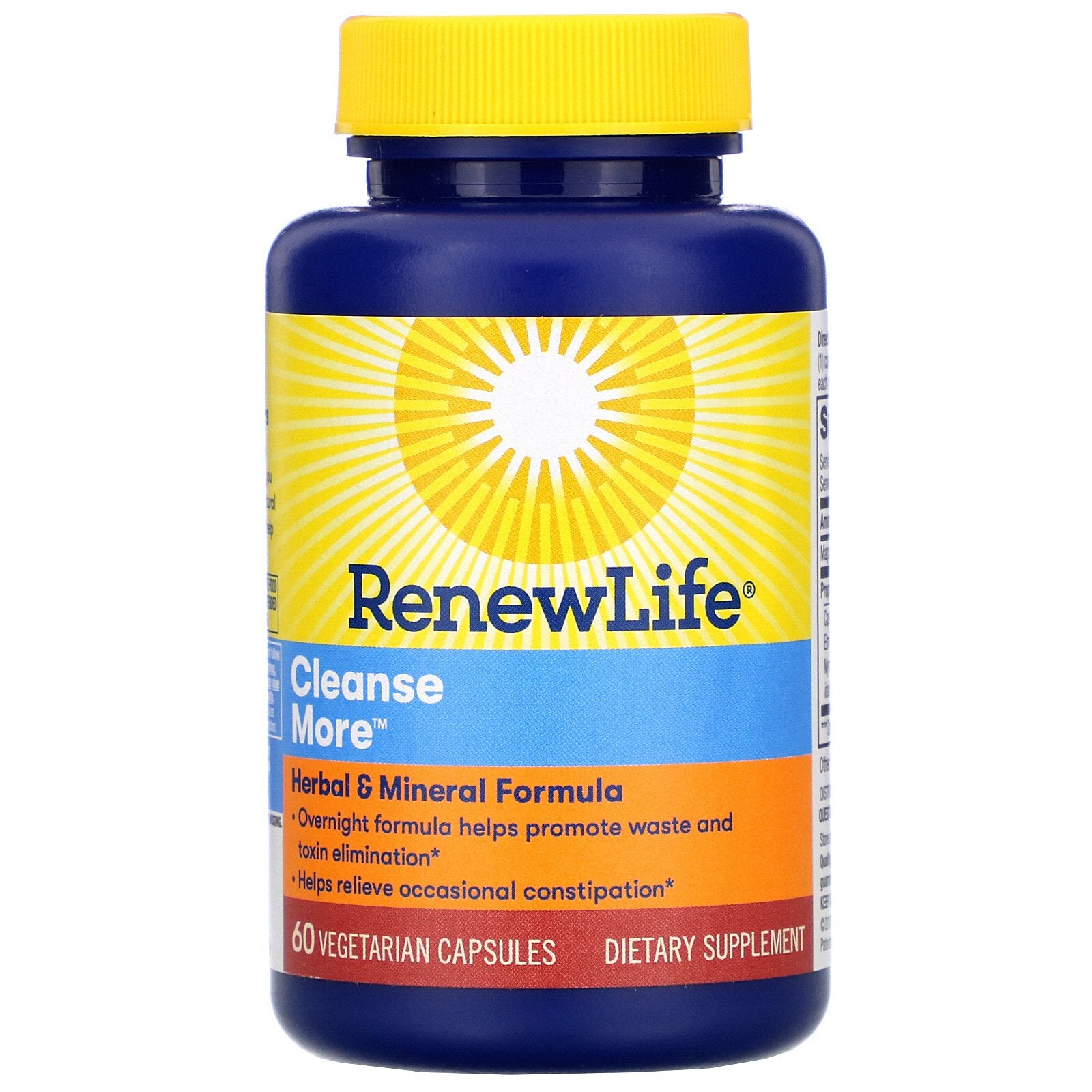 Renew Life, Cleanse More, 60 Vegetarian Capsules