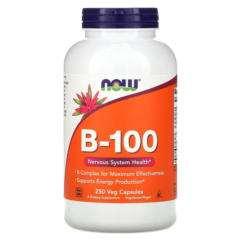 Now Foods, B-100, 250 Veg Capsules