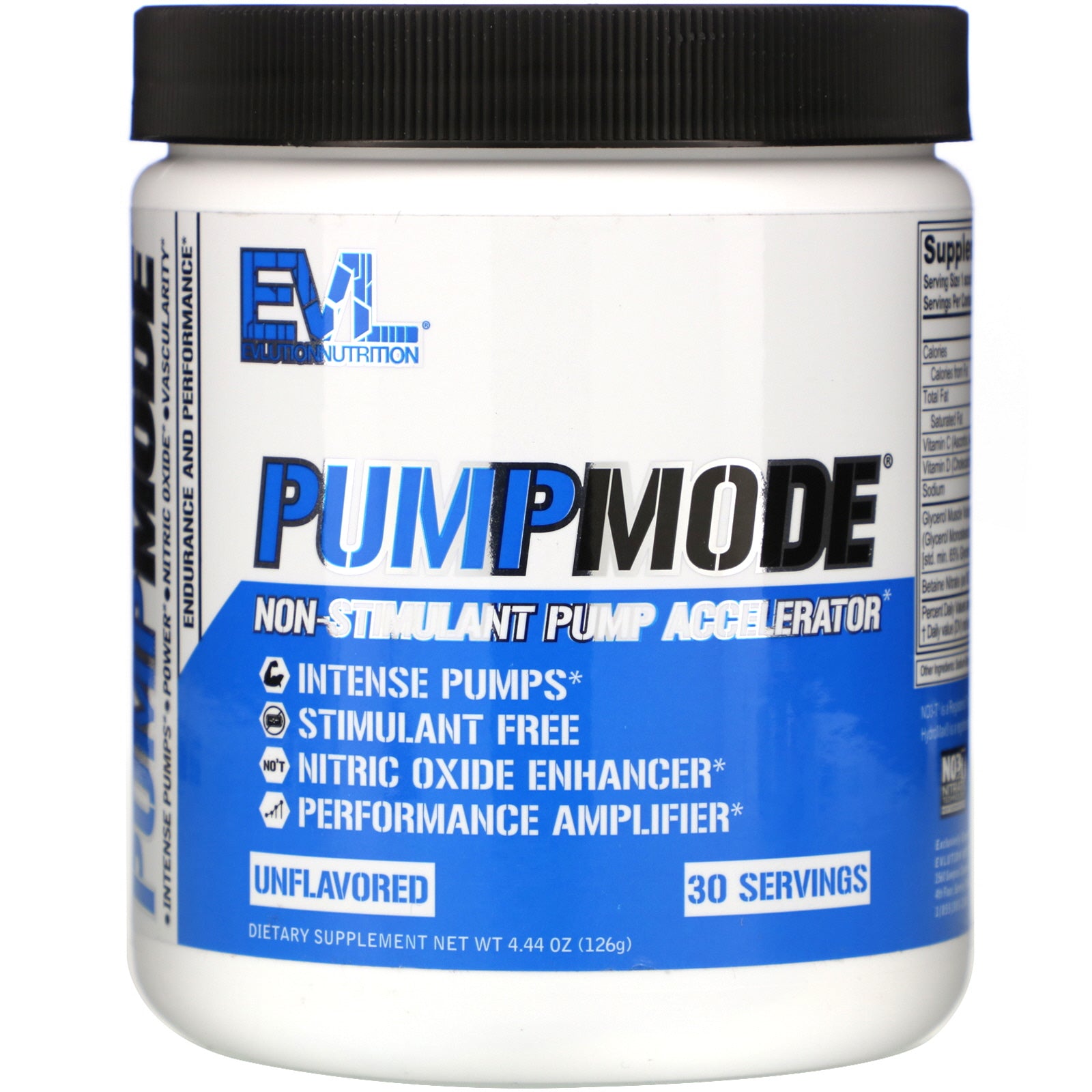 EVLution Nutrition, PumpMode,  Non-Stimulant Pump Accelerator, 4.44 oz (126 g)