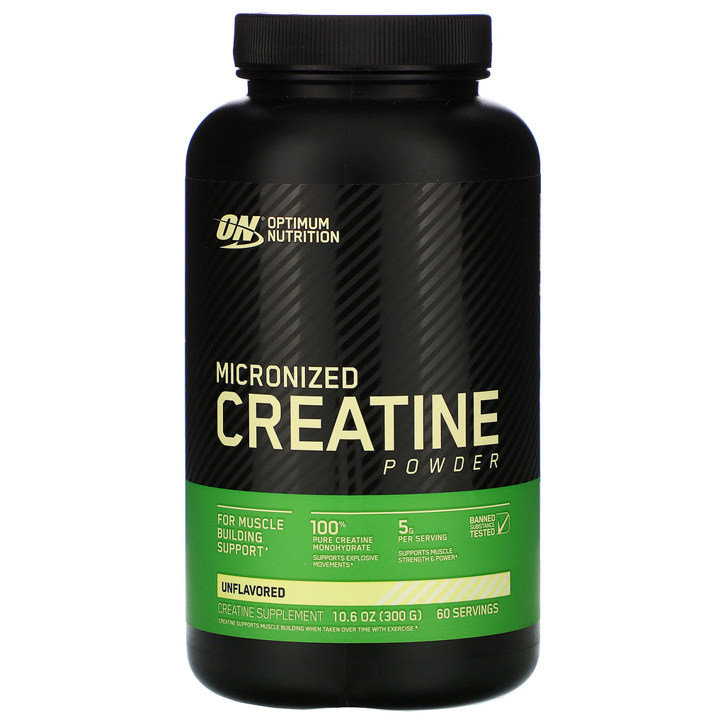 Optimum Nutrition, Micronized Creatine Powder, Unflavored, 10.6 oz (300 g)