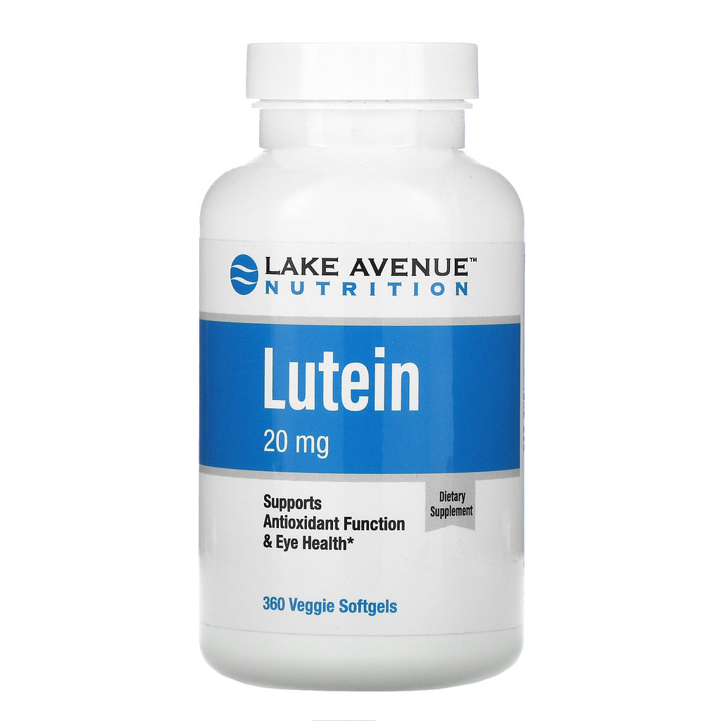 Lake Avenue Nutrition, Lutein, 20 mg, 360 Veggie Softgels