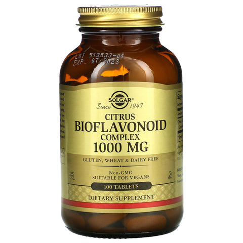 Solgar, Citrus Bioflavonoid Complex, 1,000 mg, 100 Tablets