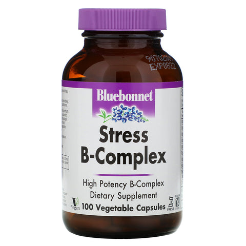 Bluebonnet Nutrition, Stress B-Complex, 100 Vegetable Capsules