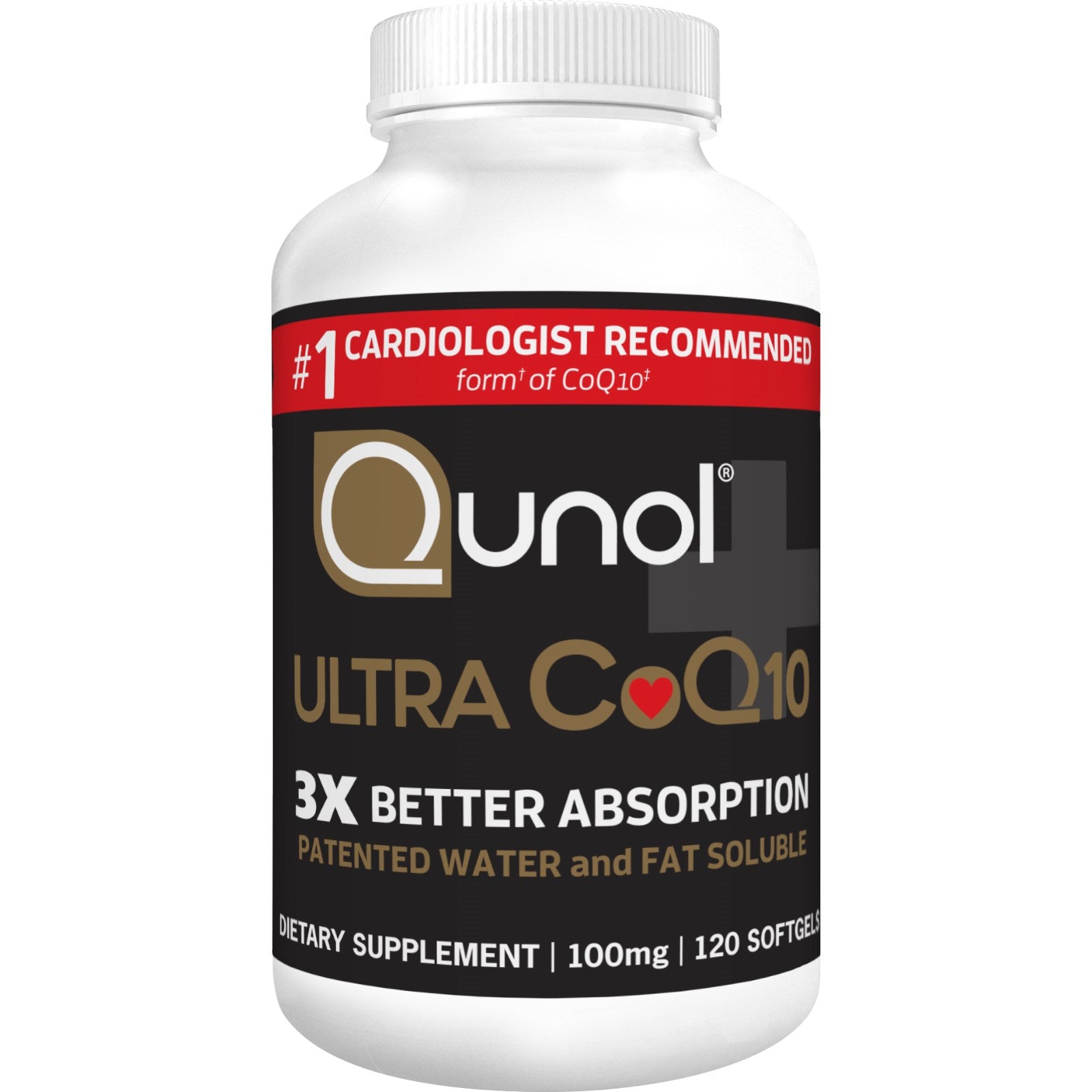 Qunol, Ultra CoQ10, 100 mg, 120 Softgels