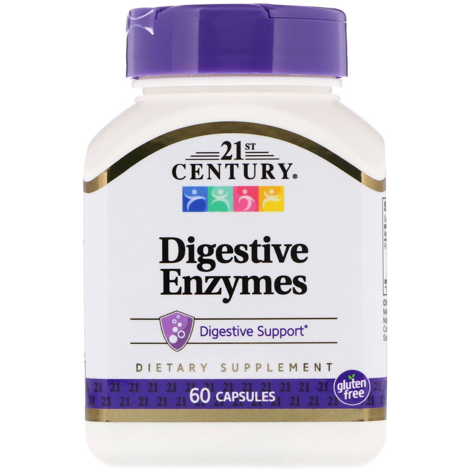 21st Century, Digestive Enzymes, 60 Capsules