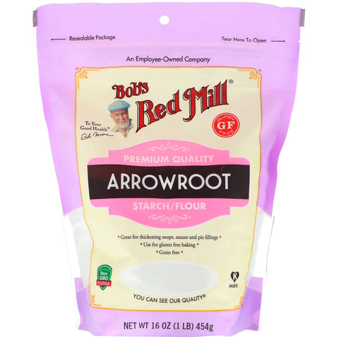 Bob's Red Mill, Arrowroot Starch/Flour, Gluten Free, 16 oz (454 g)