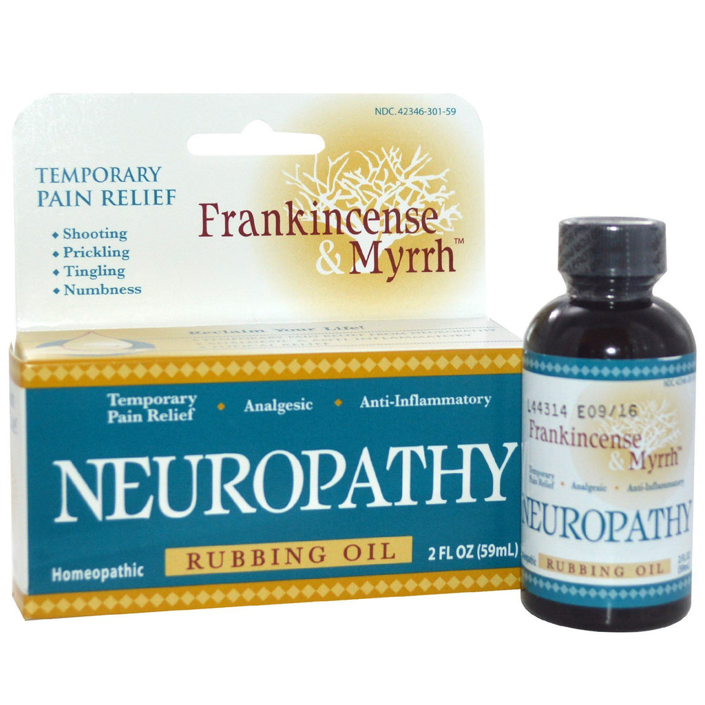 Frankincense & Myrrh, Frankincense & Myrrh, Neuropathy, Rubbing Oil, 2 fl oz (59 ml)