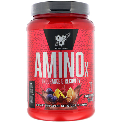 BSN, AminoX, Endurance & Recovery, Fruit Punch, 2.23 lb (1.01 kg)