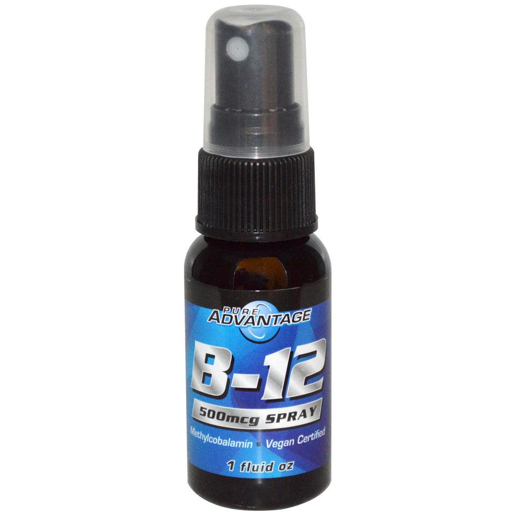 Pure Advantage, B-12 Spray, 500 mcg, 1 fl oz