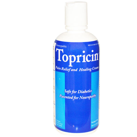 Topricin, Pain Relief and Healing Cream, 8.0 oz