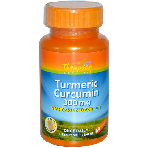 Thompson, Turmeric Curcumin, 300 mg, 60 Capsules