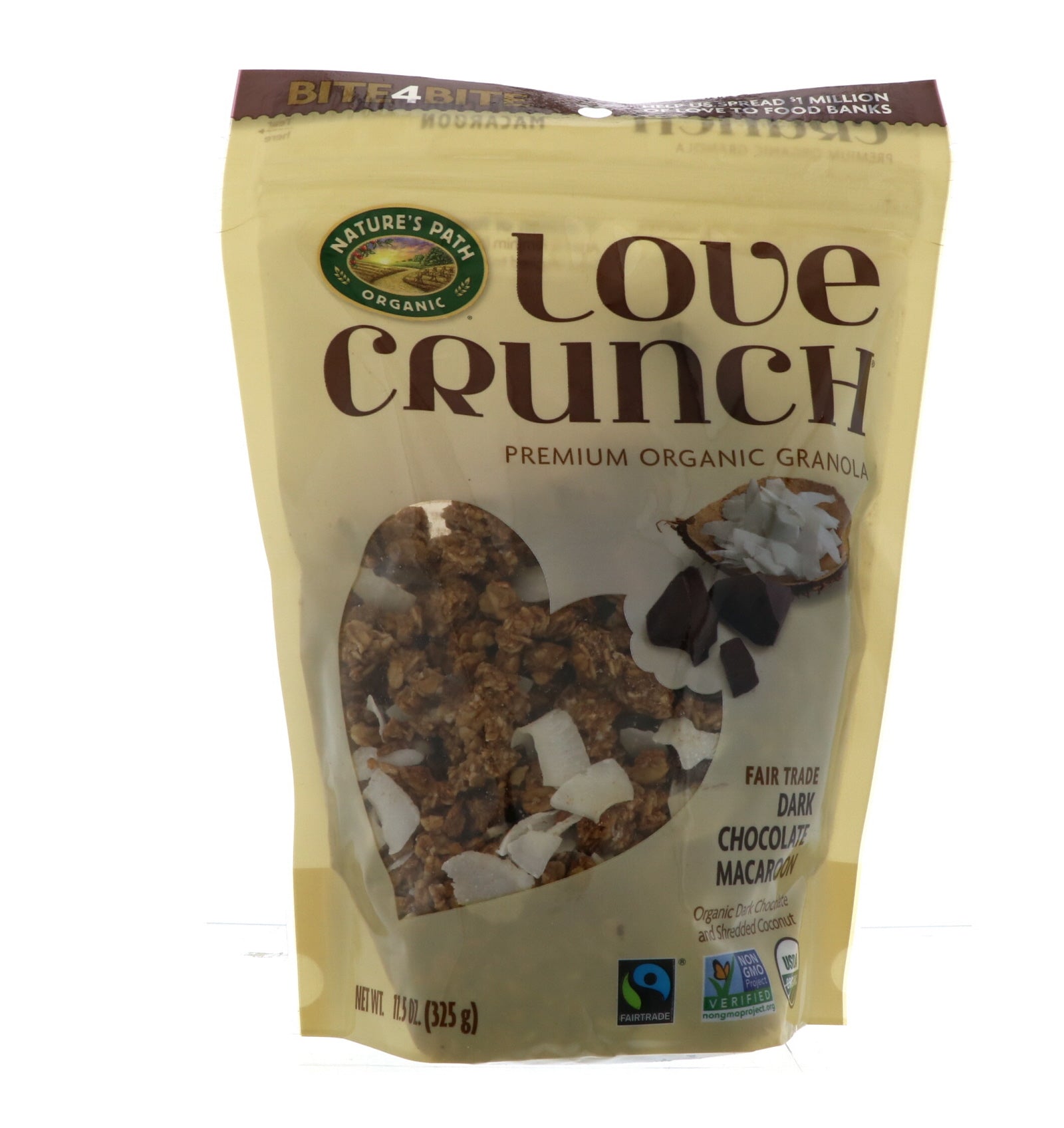 Nature's Path, Love Crunch, Premium Organic Granola, Dark Chocolate Macaroon, 11.5 oz (325 g)
