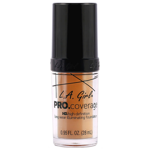 L.A. Girl, Pro Coverage HD Foundation, Soft Honey, 0.95 fl oz (28 ml)