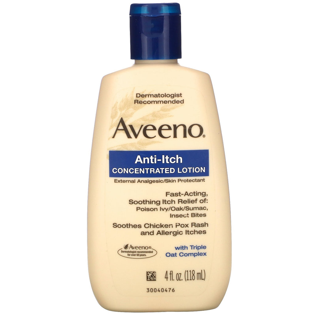 Aveeno, Active Naturals, Anti-Itch Concentrated Lotion, 4 fl oz (118 ml)