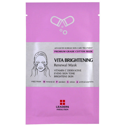 Leaders, Vita  Brightening Renewal Mask, 1 Sheet, 25 ml