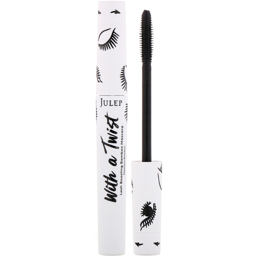 Julep, With a Twist, Lash Boosting Bamboo Mascara, Jet Black, 0.24 oz (6.7 g)