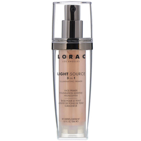 Lorac, Light Source, 3 in 1 Illuminating Primer, Daybreak Aurore, 1.01 fl oz (30 ml)