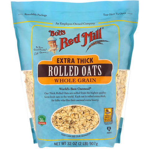 Bob's Red Mill, Extra Thick Rolled Oats, Whole Grain, 32 oz (907 g)