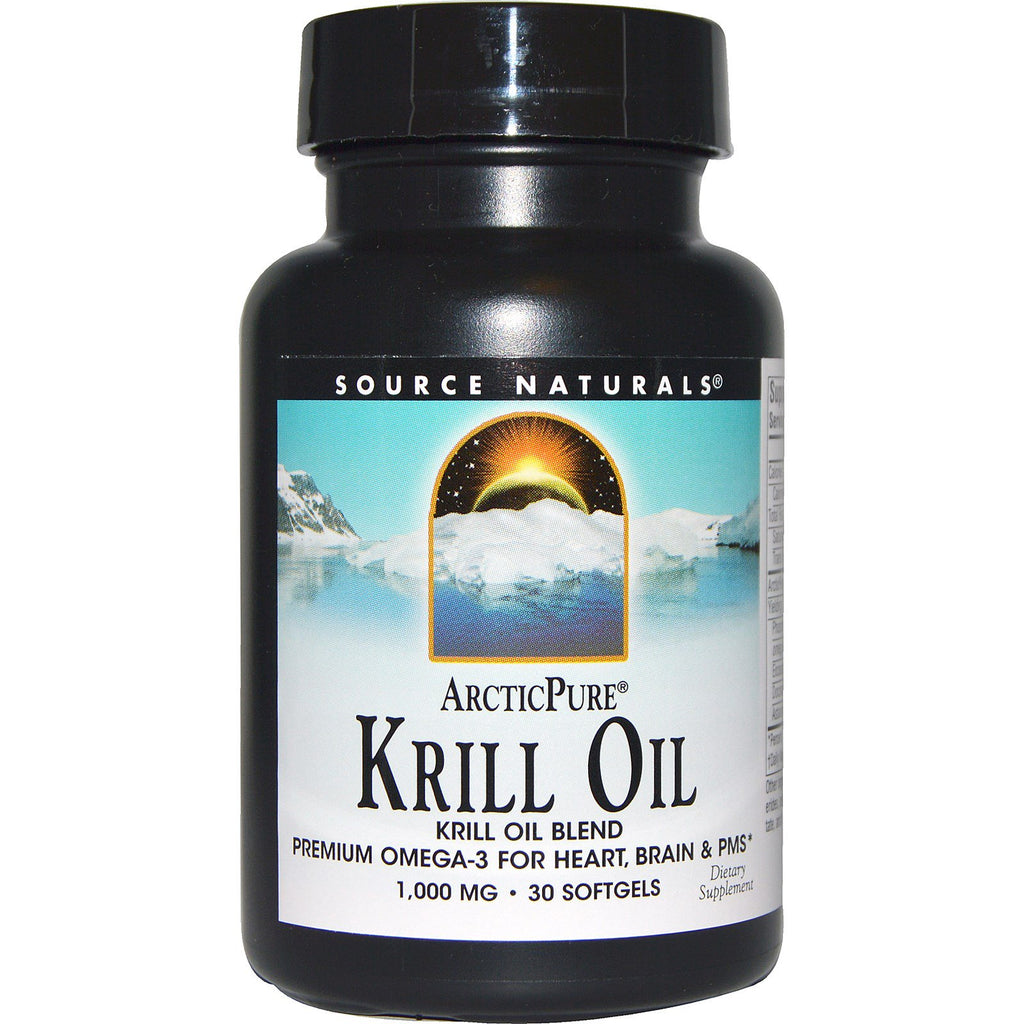 Source Naturals, ArcticPure, Krill Oil, 1,000 mg, 30 Softgels