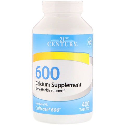 21st Century, Calcium Supplement 600, 400 Tablets