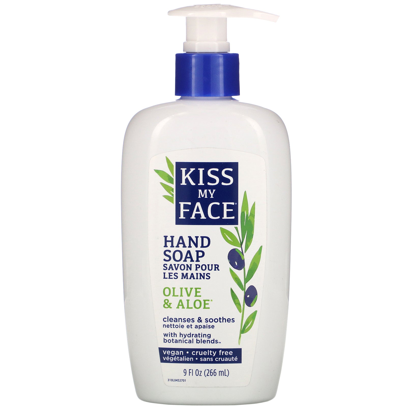 Kiss My Face, Hand Soap, Olive & Aloe, 9 fl oz (266 ml)