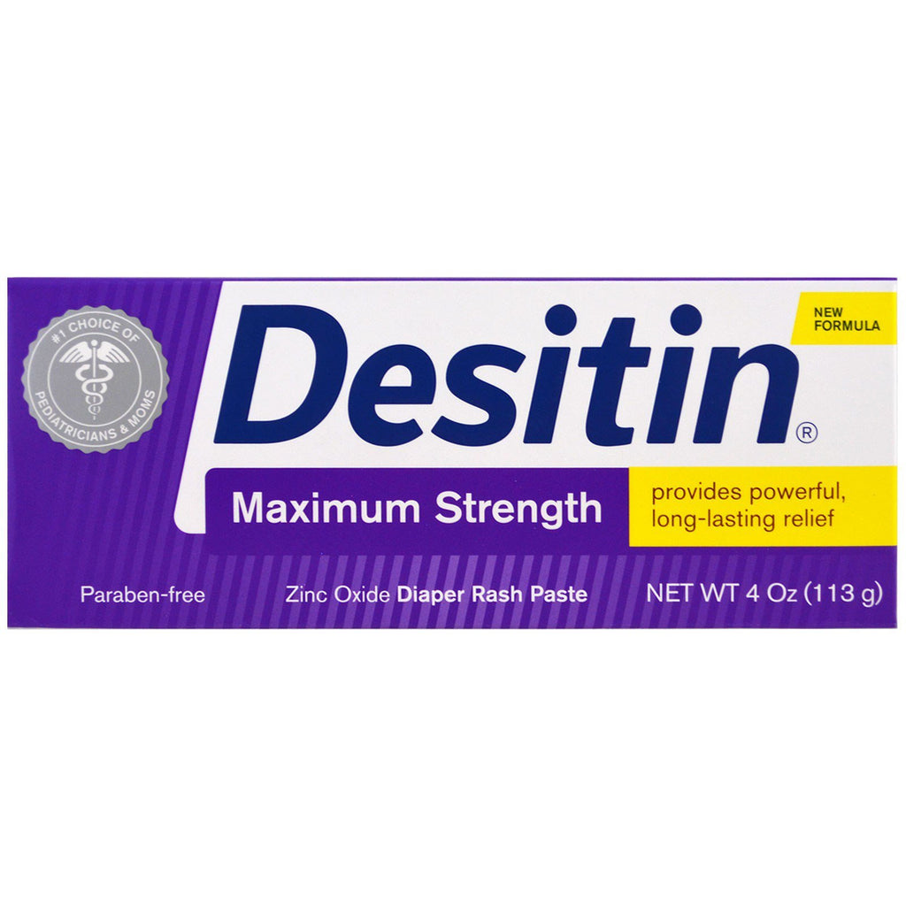 Desitin, Diaper Rash Paste,  Maximum Strength, 4 oz (113 g)