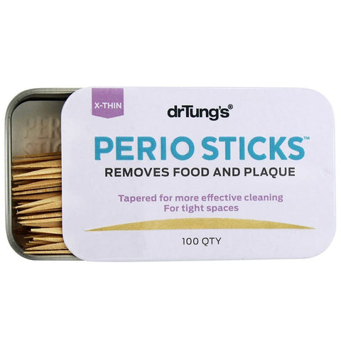 Dr. Tung's, Perio Sticks, X-Thin, 100 Sticks