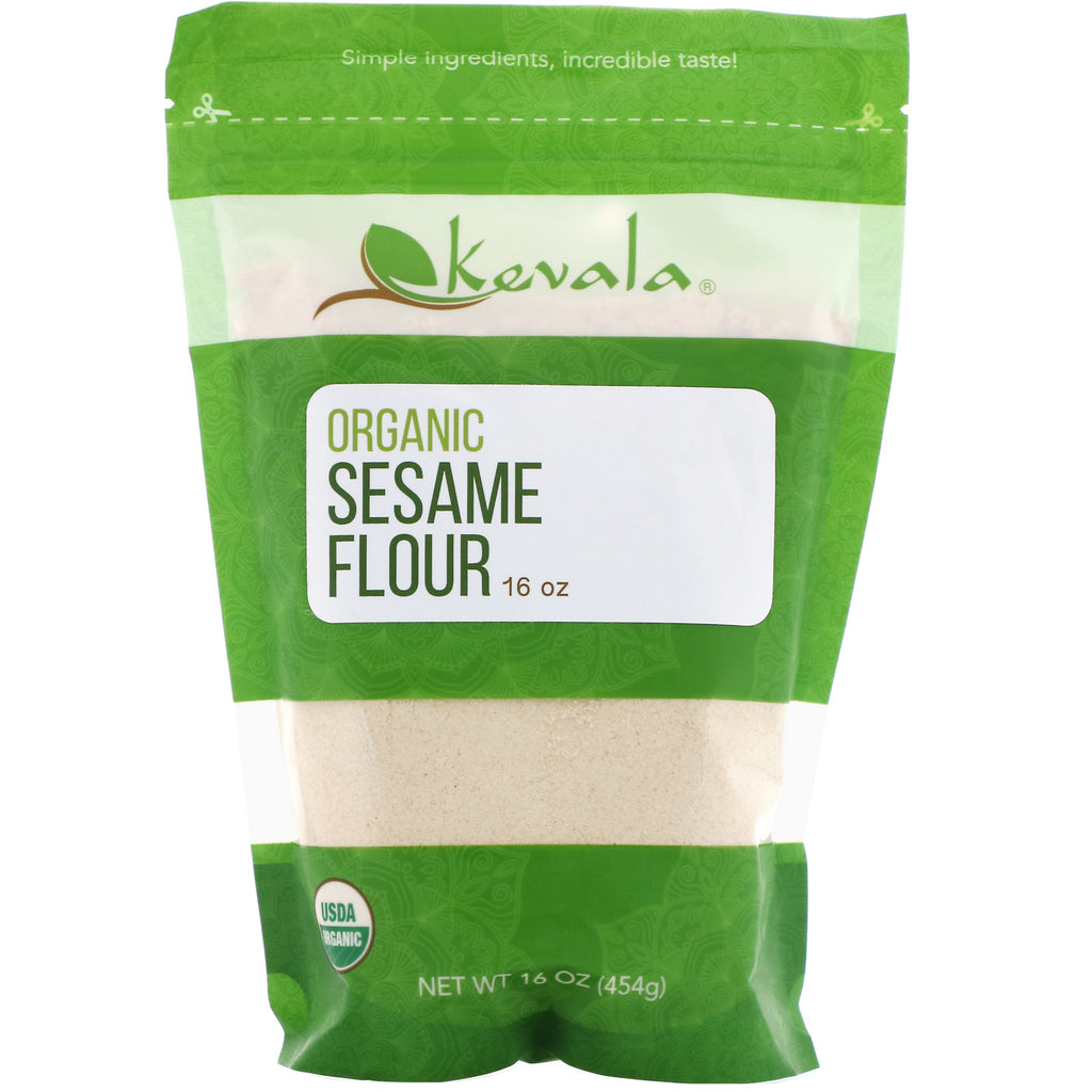 Kevala, Organic Sesame Flour, 16 oz (454 g)