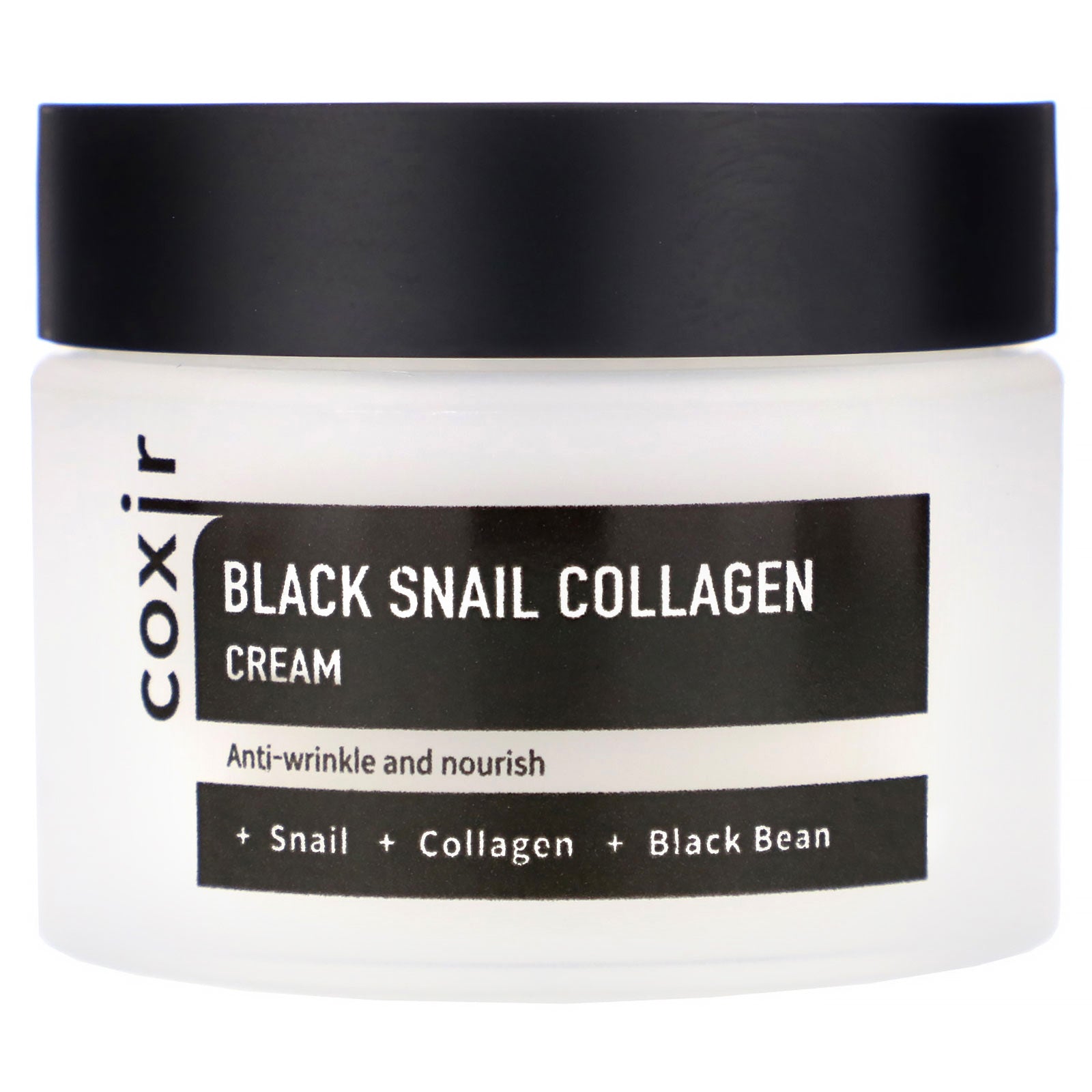 Coxir, Black Snail Collagen, Cream, 1.69 oz (50 ml)