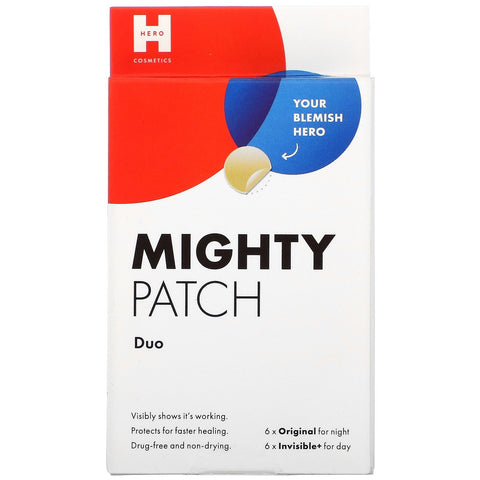 Hero Cosmetics, Mighty Patch Duo,  6 Original + 6 Invisible Patches