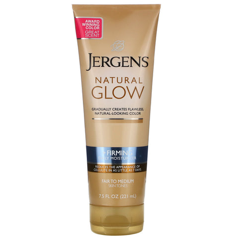 Jergens, Natural Glow, Firming Daily Moisturizer, Fair to Medium,  7.5 fl oz (221 ml)