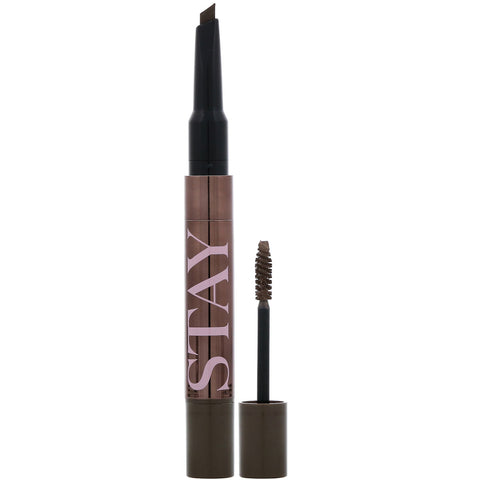 VT X BTS, Stay It Eyebrow Duo, #01 Dark Brown, 0.2 g + 2.5 ml