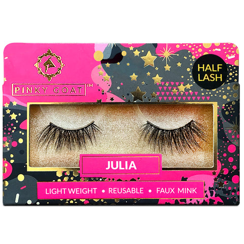 Pinky Goat, Julia, Light Weight False Eyelashes, 1 Pair