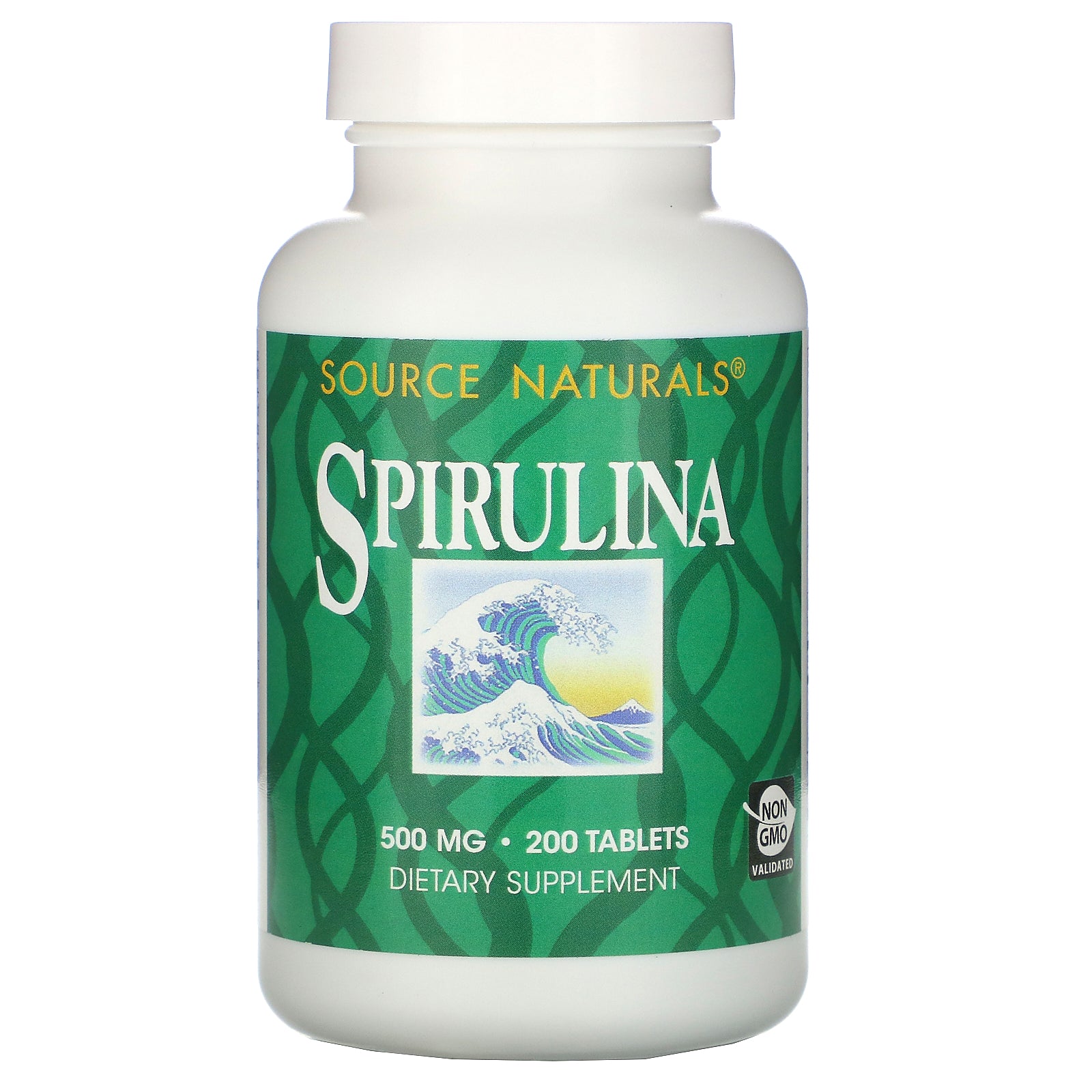 Source Naturals, Spirulina, 500 mg, 200 Tablets