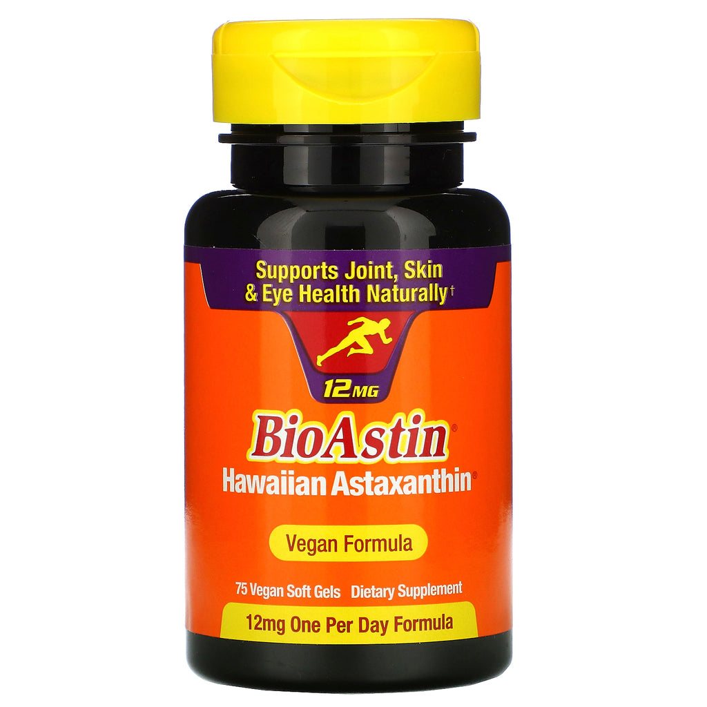 Nutrex Hawaii, BioAstin, 12 mg, 75 Vegan Soft Gels