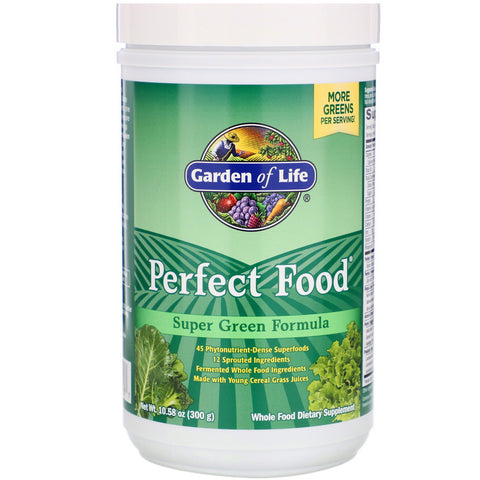 Garden of Life, Perfect Food Super Green Formula, 10.58 oz (300 g)