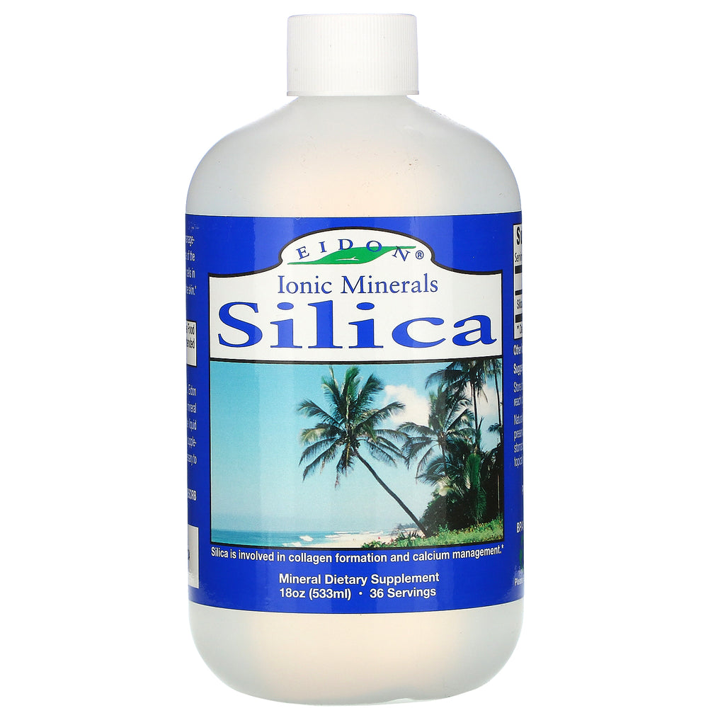 Eidon Mineral Supplements, Ionic Minerals, Silica, 18 oz (533 ml)