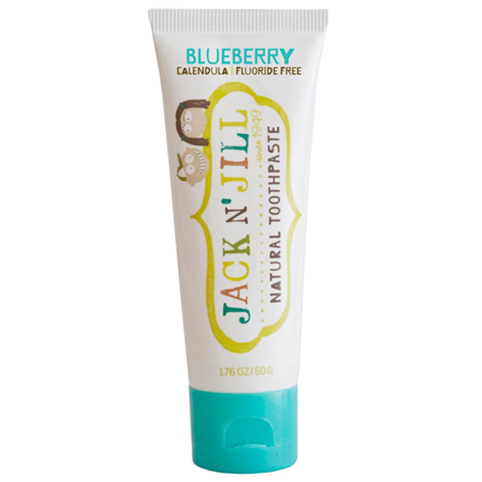 Jack n' Jill, Natural Toothpaste, with Certified Organic Blueberry, 1.76 oz (50 g)