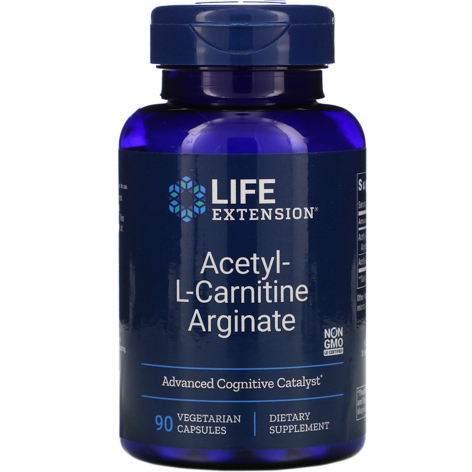 Life Extension, Acetyl-L-Carnitine Arginate, 90 Vegetarian Capsules