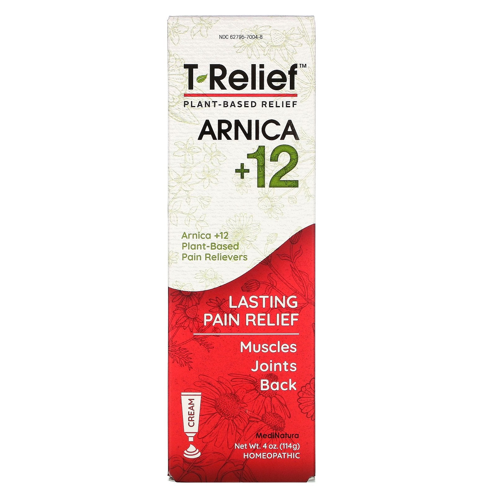 MediNatura, T-Relief, Arnica + 12, 4 oz (114 g)