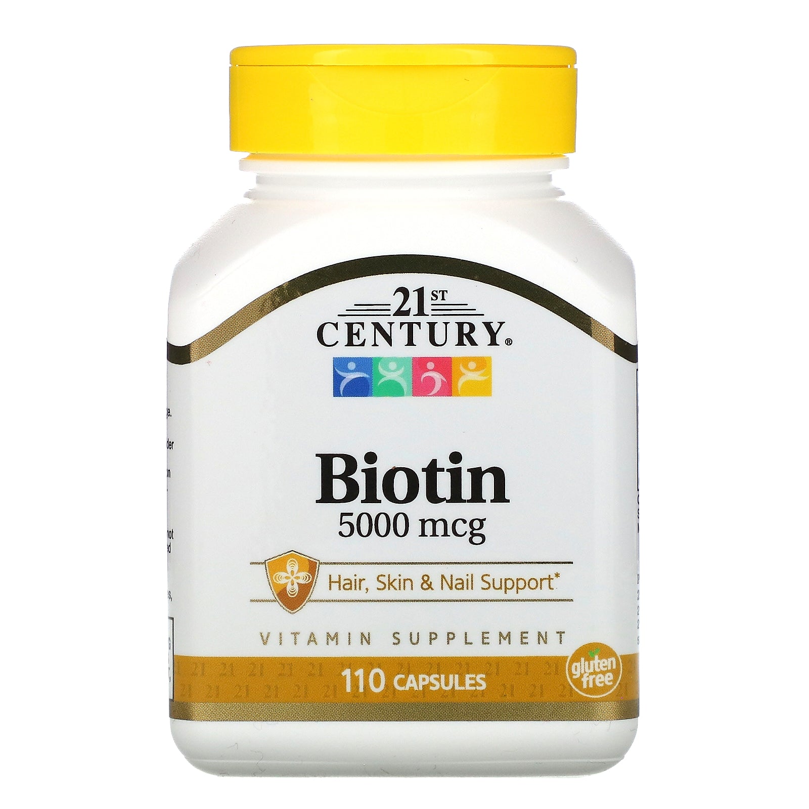 21st Century, Biotin, 5,000 mcg, 110 Capsules