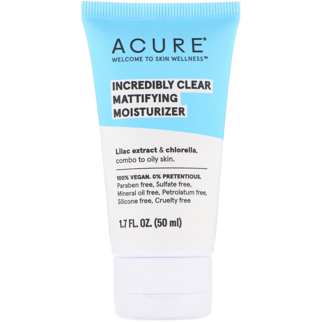 Acure, Incredibly Clear, Mattifying Moisturizer, 1.7 fl oz (50 ml)