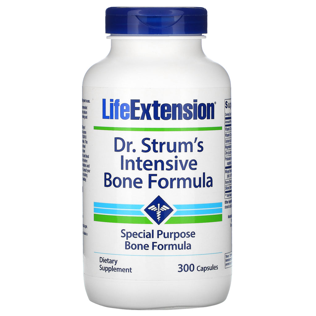 Life Extension, Dr. Strum's Intensive Bone Formula, 300 Capsules